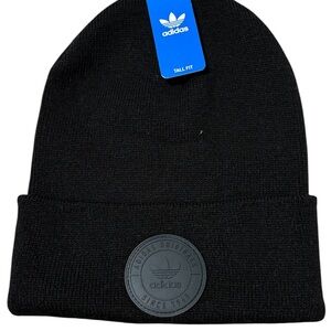 Unisex Tall Resort Cuff Beanie - One Size, Black Color